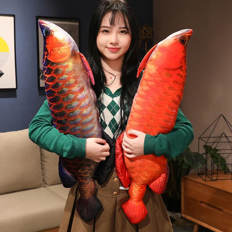 Big Soft Plush Fish Pillow Toy
