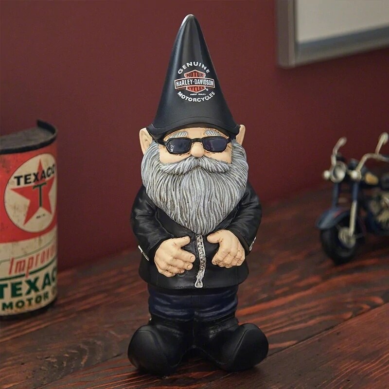 Cute Train Gnome Yard Decoration