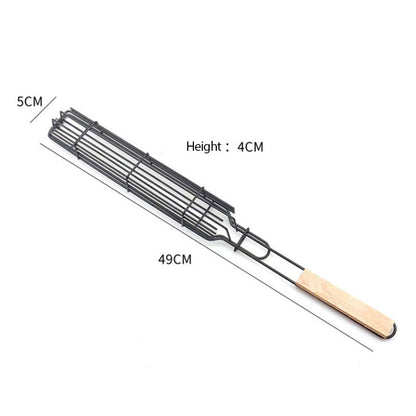 Fast BBQ Grill Stainless Skewer Set Maker