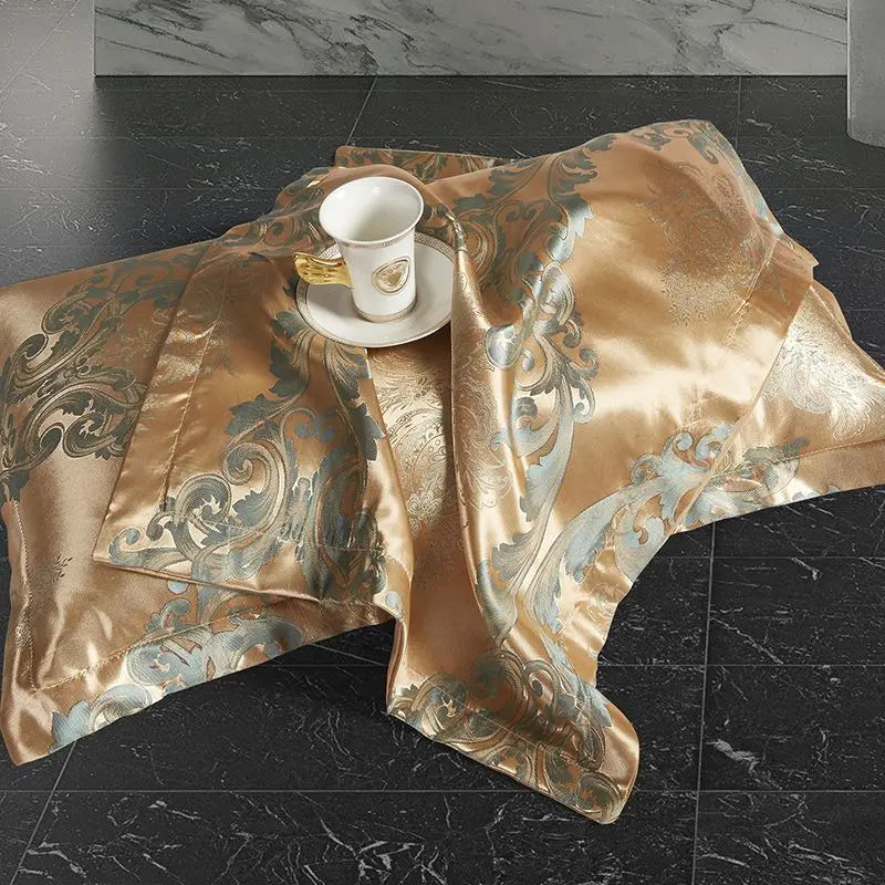 Luxurious Navy Blue Comforter Set