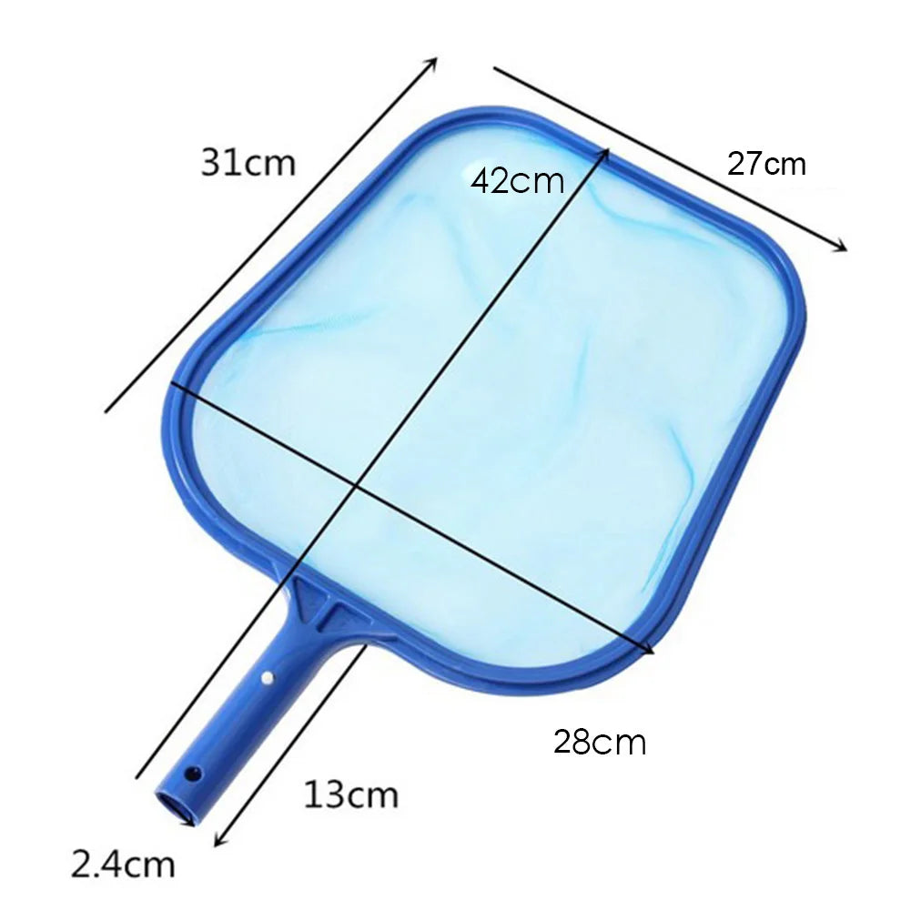 Heavy Duty Swimming Pool Leaf Rake with Extendable Handle - Luxicro