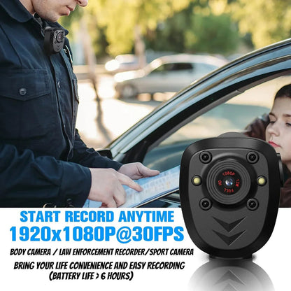 Compact Wi-Fi Night Vision Surveillance Camera