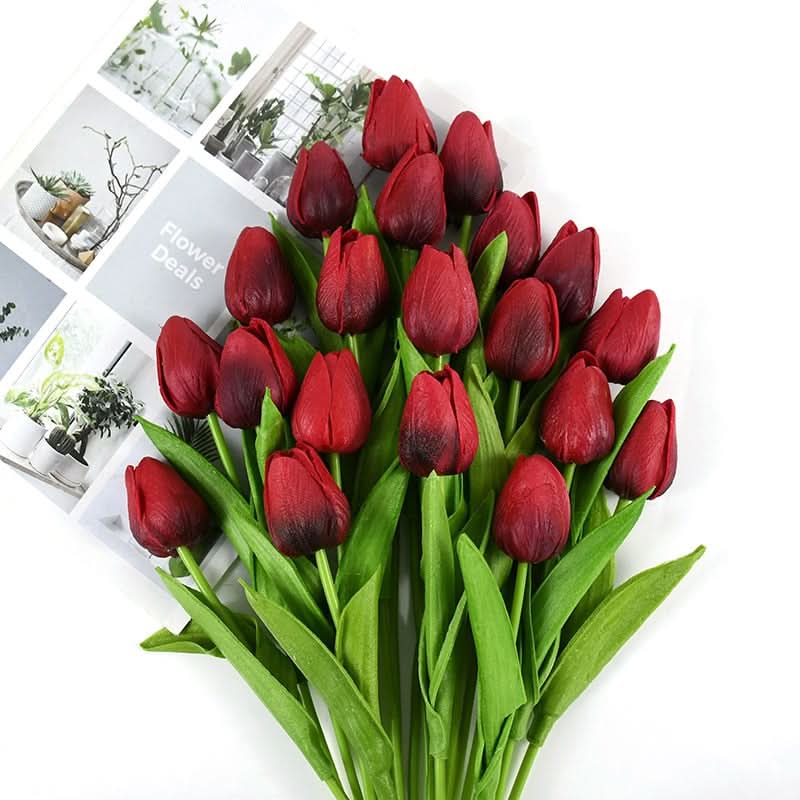 Artificial Realistic Tulip Flower Display