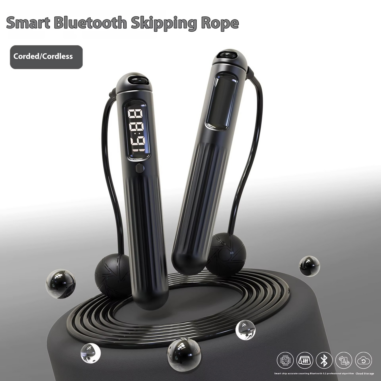 Bluetooth Smart Jump Rope Counter - Luxicro