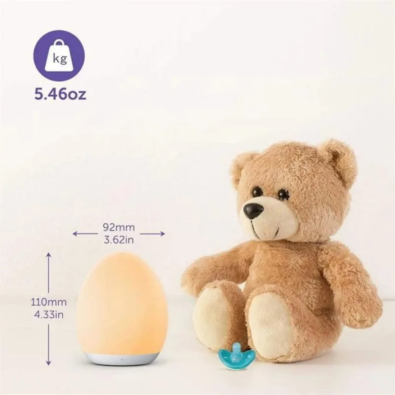 Fun LED Bedside Lamp with Touch Sensor for Kids