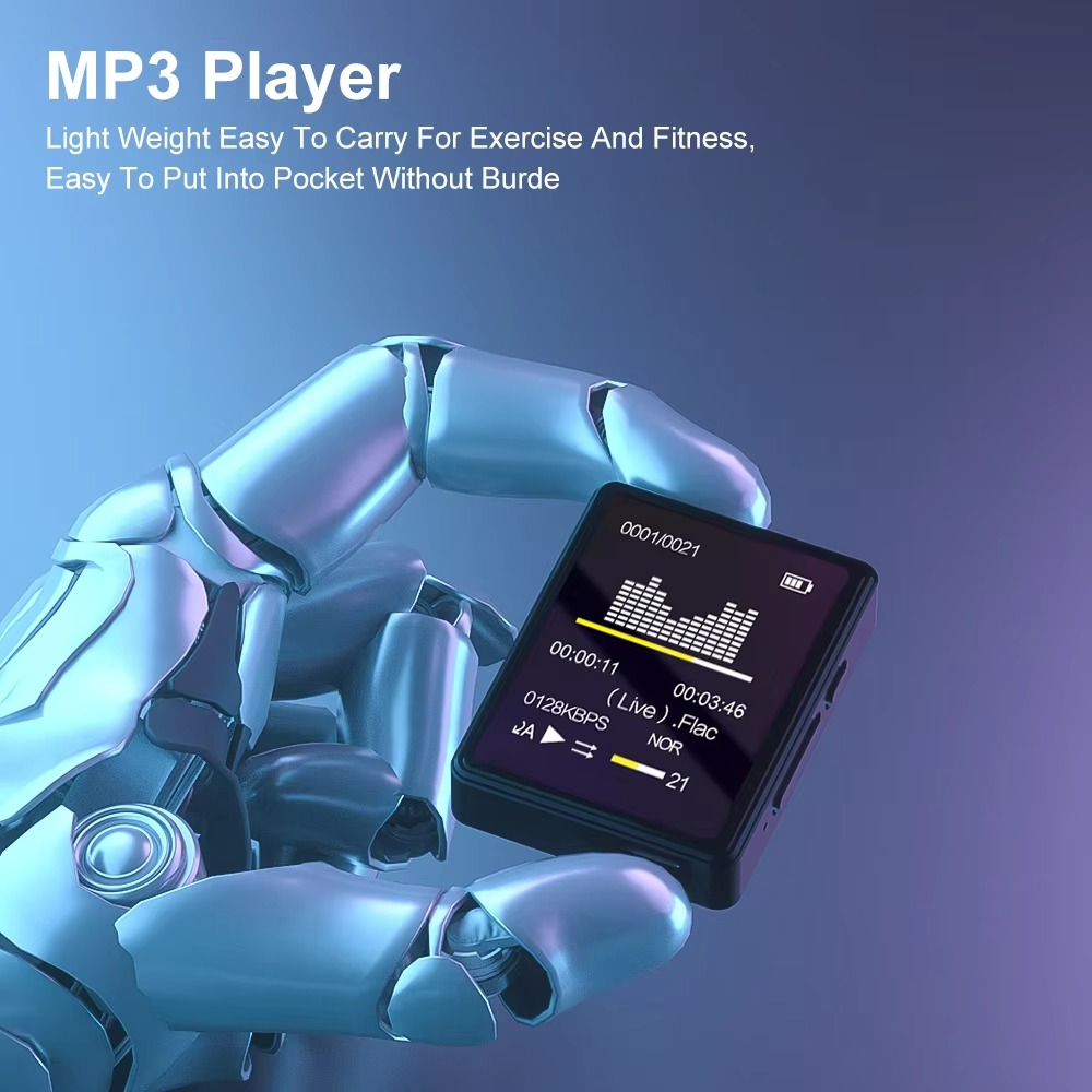 Portable Wireless MP3 Player with LED Screen