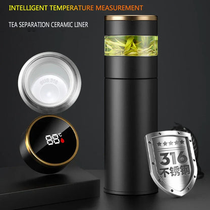 Smart Thermal Water Bottle with Digital Temperature Screen