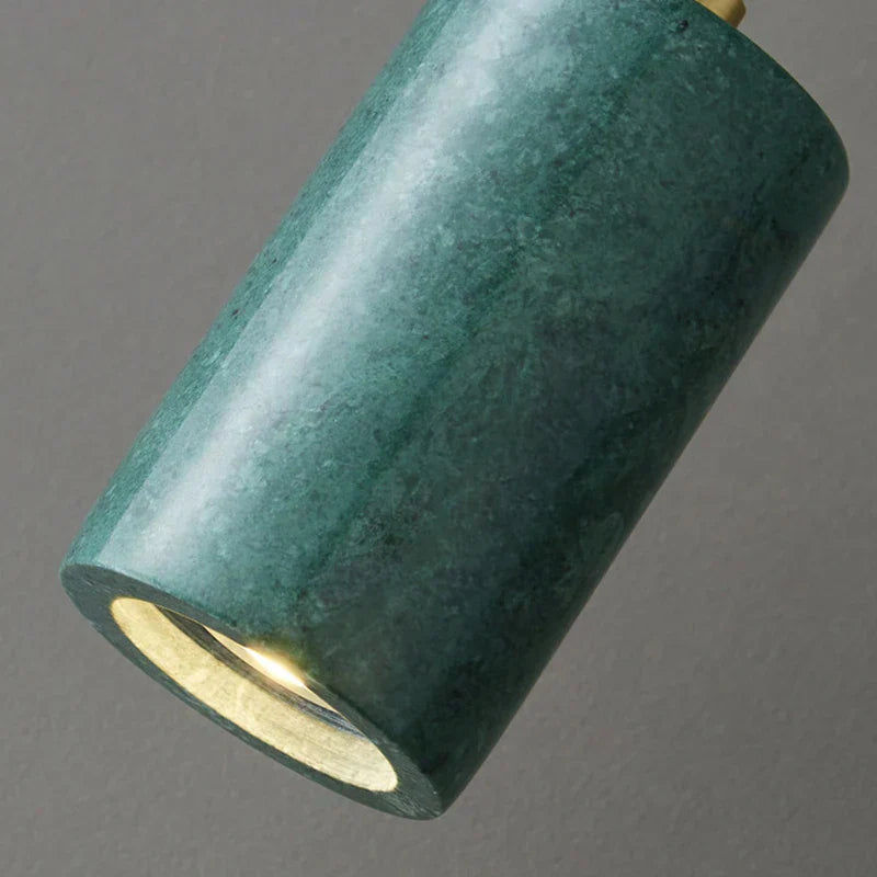 Elegant Stone Pendant LED Lamp