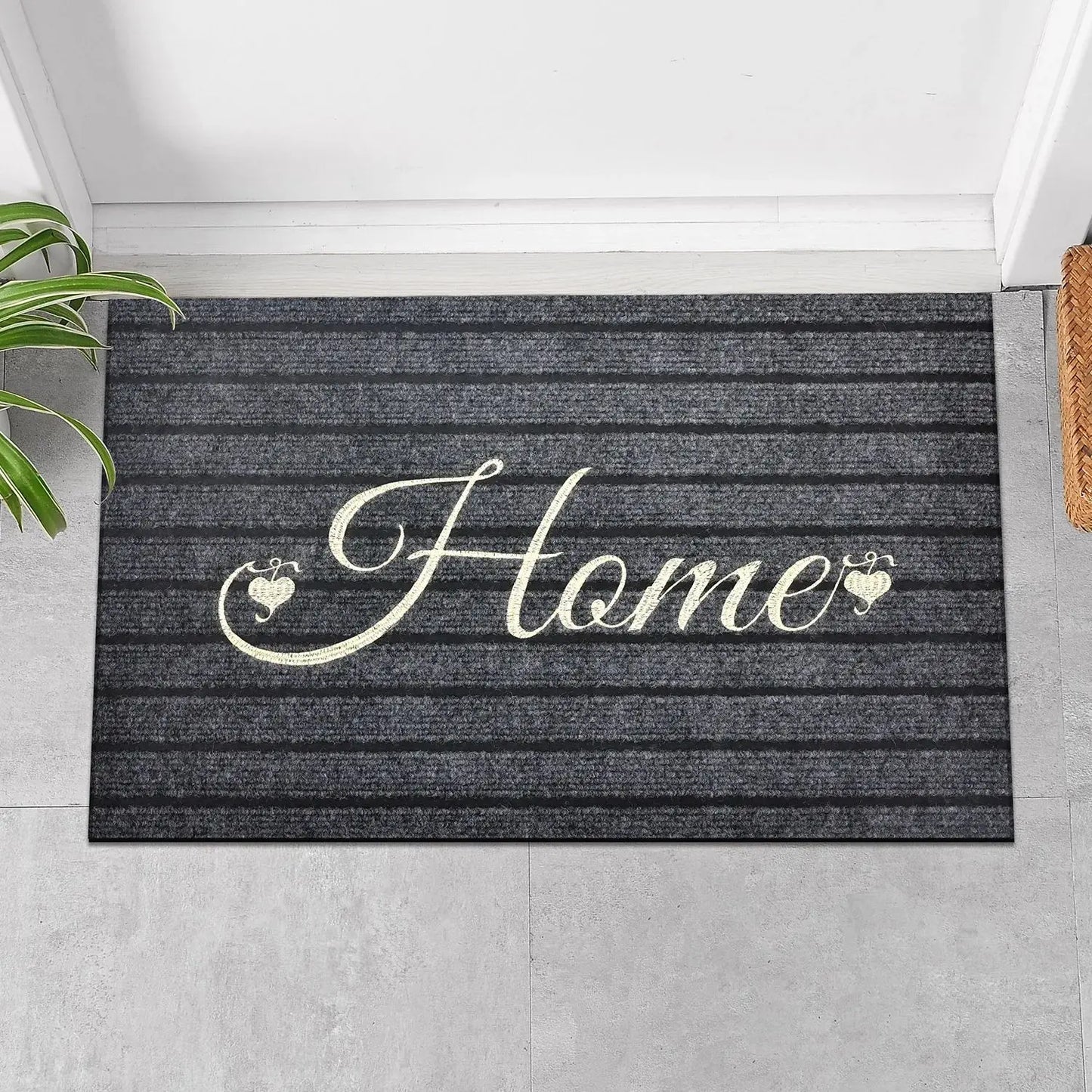 Non-Slip Welcome Door Mat