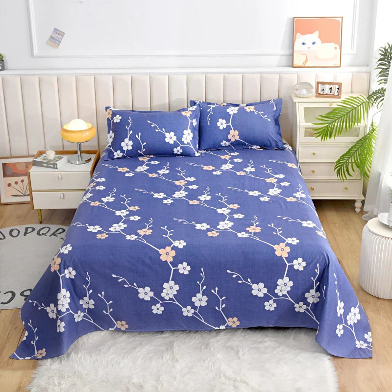 Comfortable Floral Pattern Bed Sheet Set