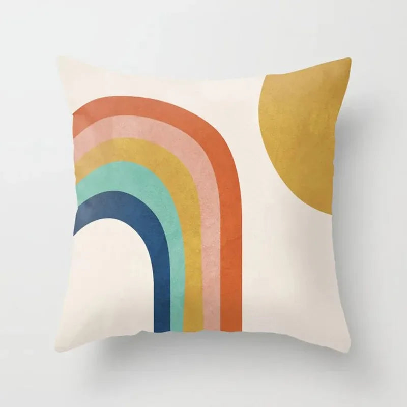 Delicate Flower Pattern Throw Pillow Cover