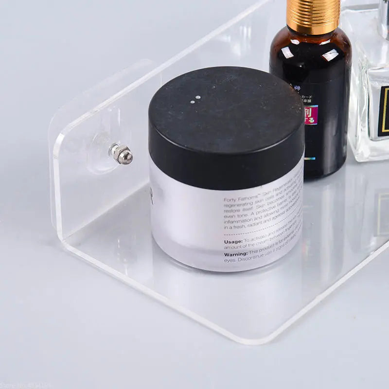 Clear Glass Wall Mount Shelf