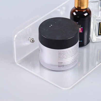Clear Glass Wall Mount Shelf