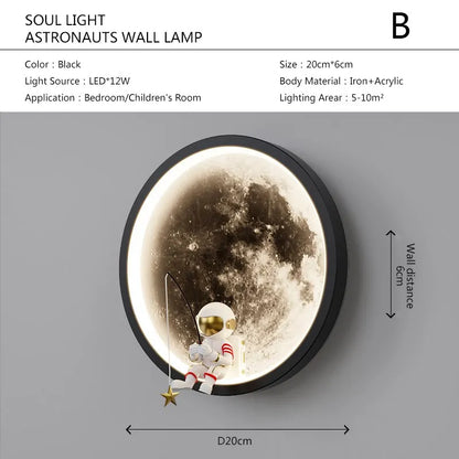 Galaxy Glow Lunar Table Lamp