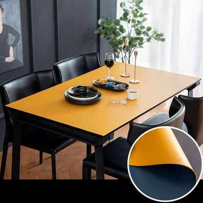Simple Leather Water Resistant Table Pad
