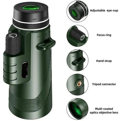 Portable High Power Zoom Telescope Scope