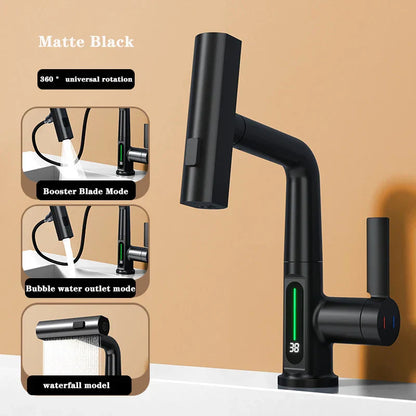 Contemporary LED Kitchen Sink Faucet