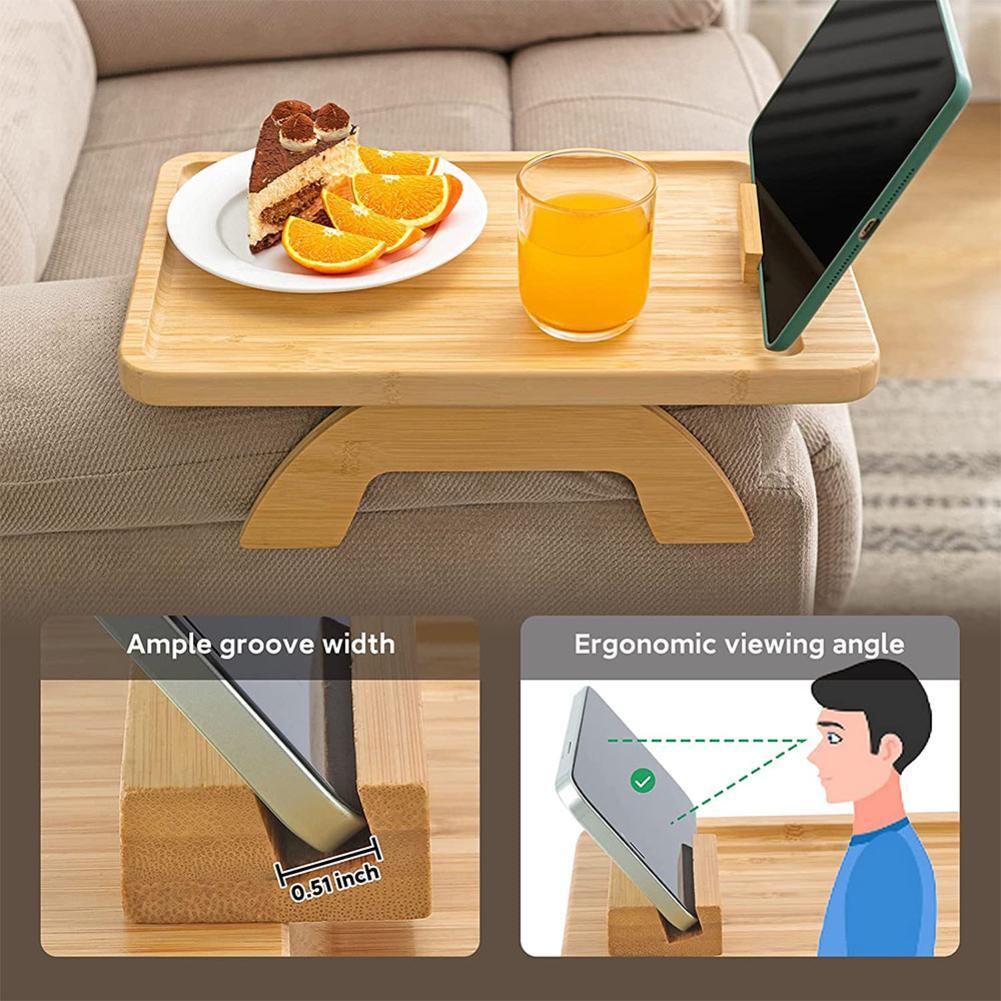 Cozy Wooden Sofa Tray Table