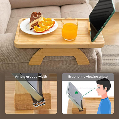 Cozy Wooden Sofa Tray Table