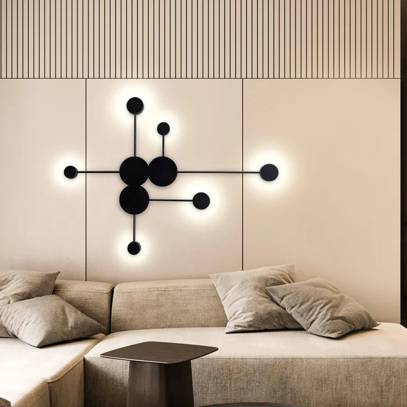 Contemporary Geometric Wall Light Fixture