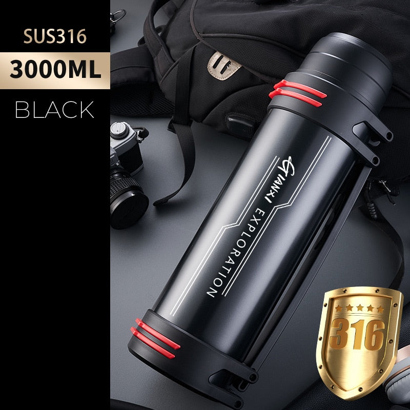 Big Thermal Metal Hydration Bottle