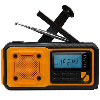 Compact Solar Emergency Radio with FM