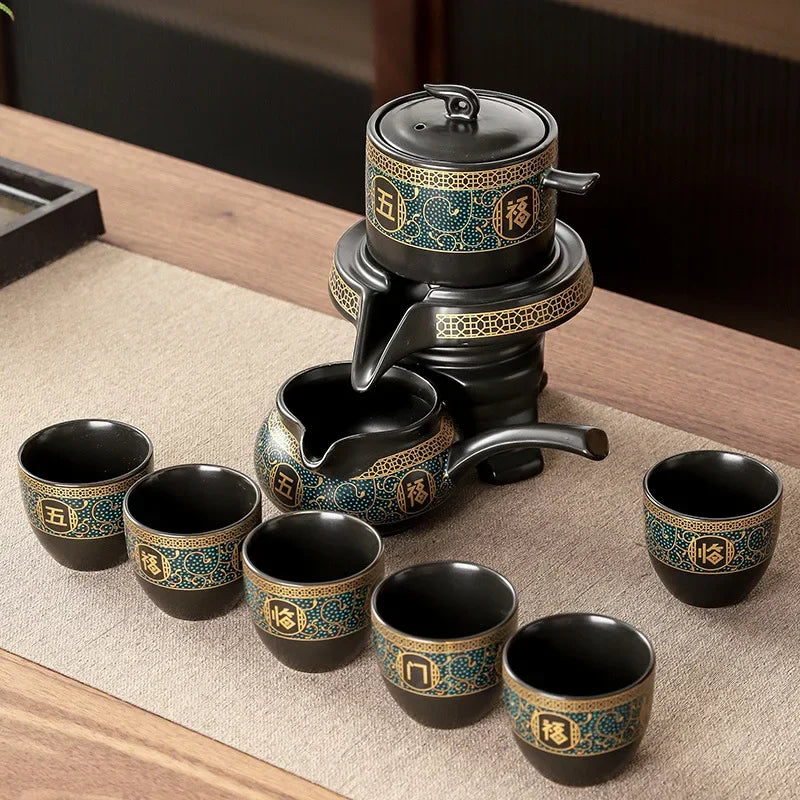 Traditional Asian Dragon Tea Set - Luxicro