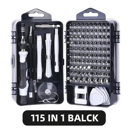 Ultimate 115-Piece Screwdriver Kit For DIY Home Repair