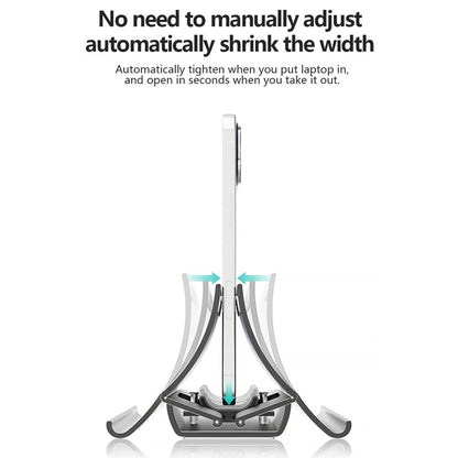 Compact Adjustable Anti-Slip Laptop Holder