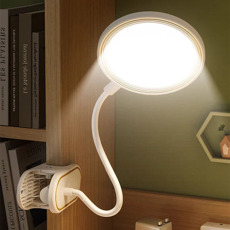 Bright LED Desk Lamp with Battery and Warm Glow