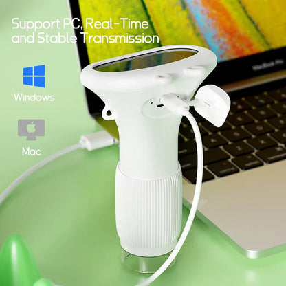 Portable Kids Microscope Set, 2 Inch Pocket Science Kit