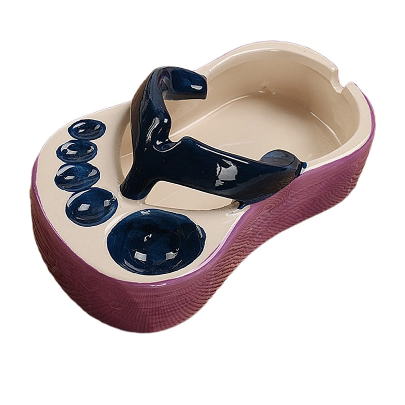 Decorative Baby Footprint Ceramic Serving Bowl - Luxicro