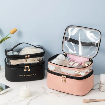 Practical Travel Cosmetics Case Waterproof Zip Pouch
