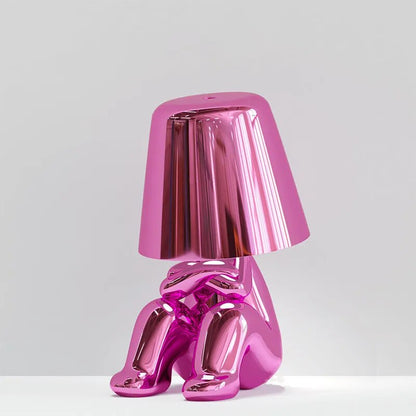 Stylish Resin LED Desk Lamp – Contemporary Home Decor Light - Luxicro