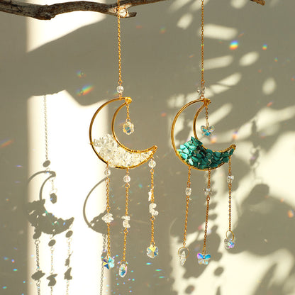 Shiny Crystal Moon Wall Art