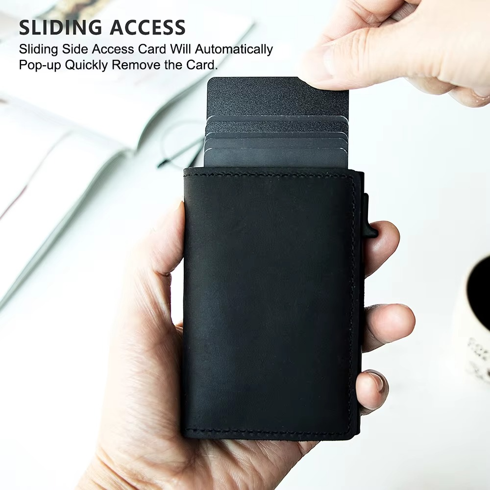 Premium Leather RFID Wallet with Card Slot