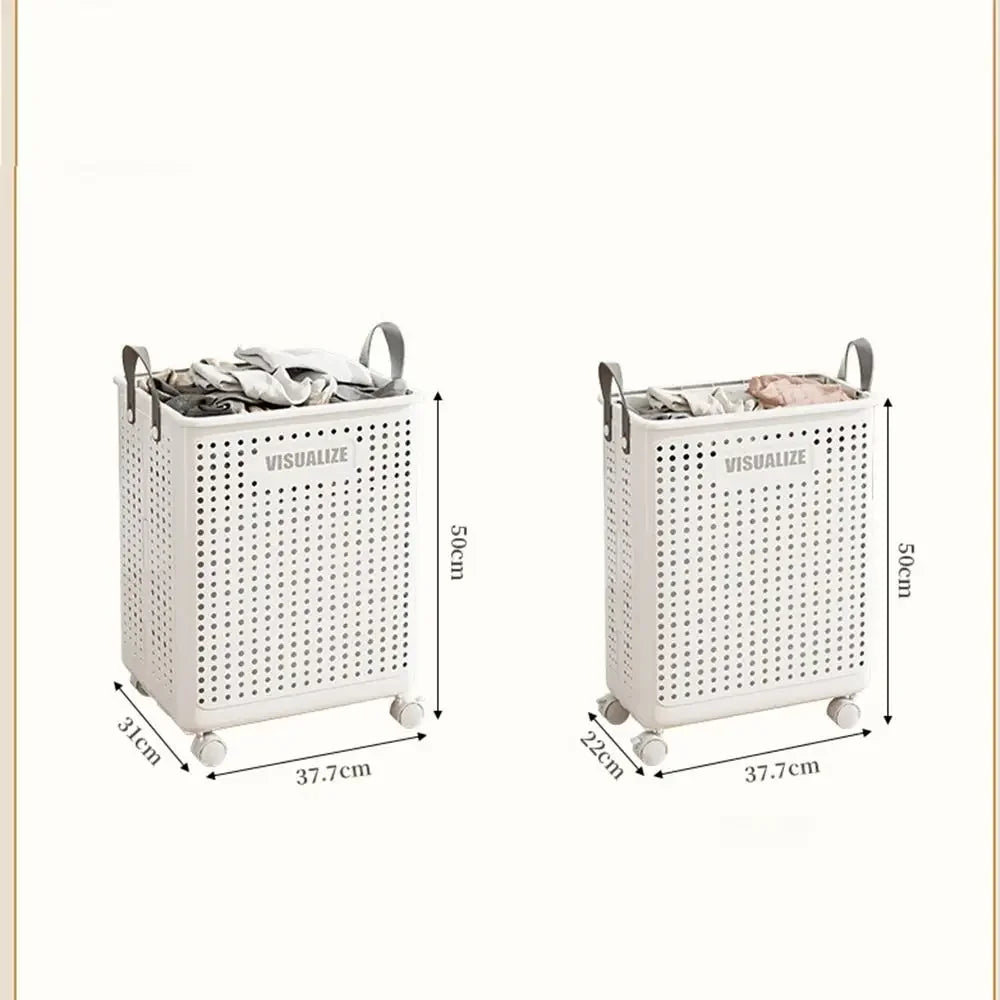 Space Saving Collapsible Laundry Hamper Basket