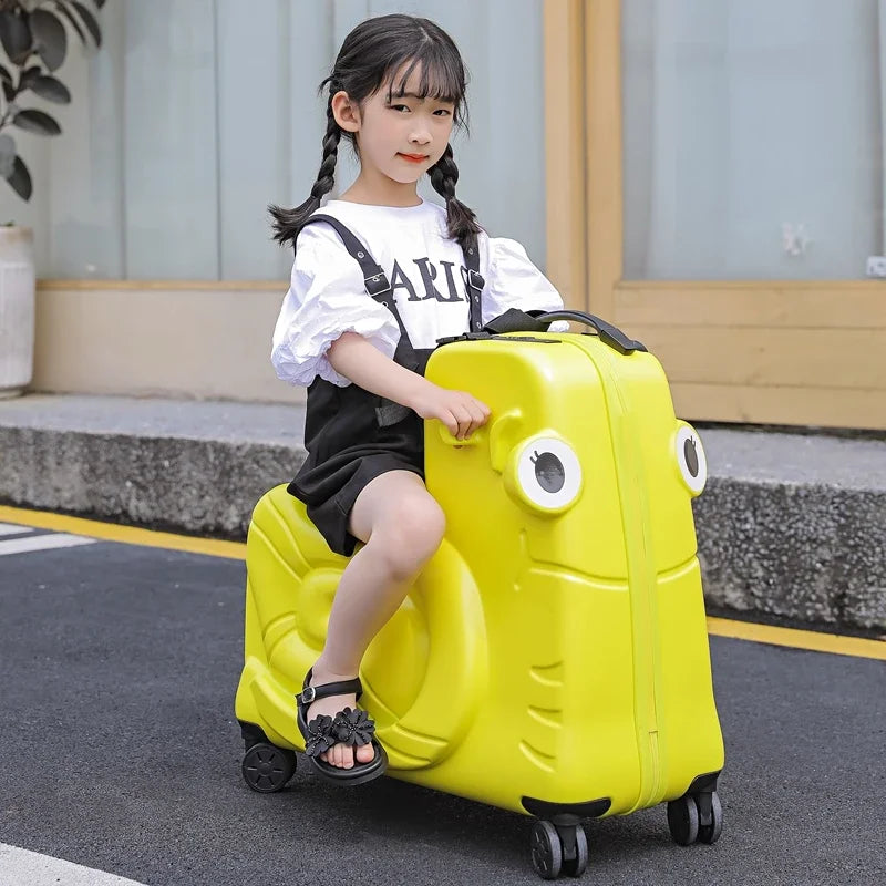 Colorful Kids Rolling Suitcase