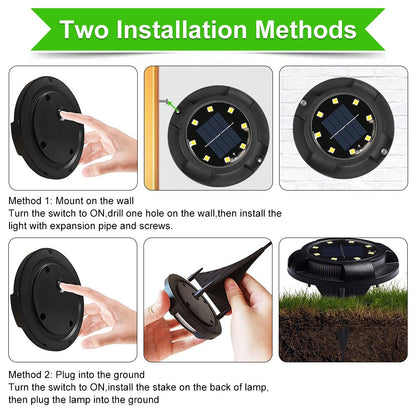 Bright Solar Powered Garden Lamp
