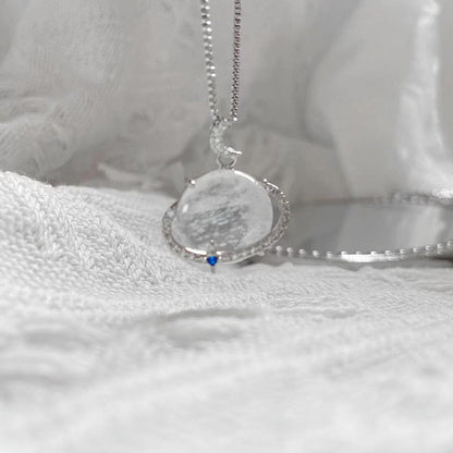 Beautiful Moonstone Crystal Pendant Necklace - Luxicro