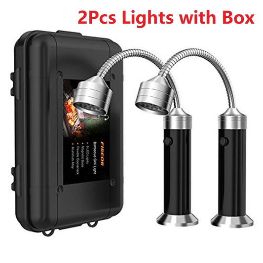 Bright LED Grill Light | 360° Adjustable | Heatproof - Luxicro
