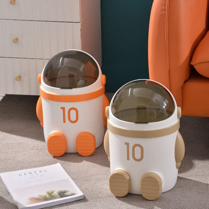 Compact Humor Office Trash Can