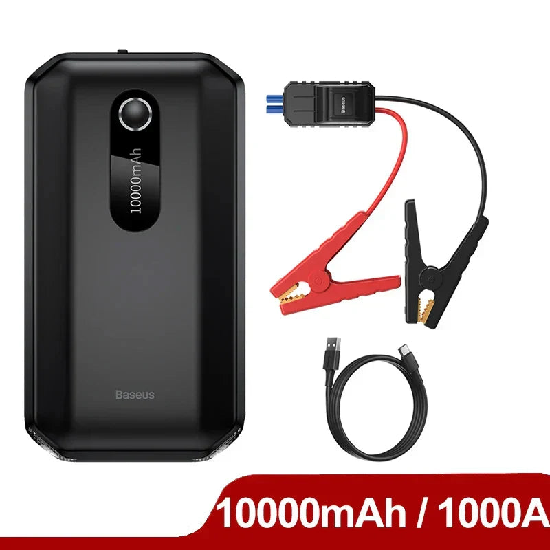 Compact Car Battery Booster Portable 12V Emergency Charger