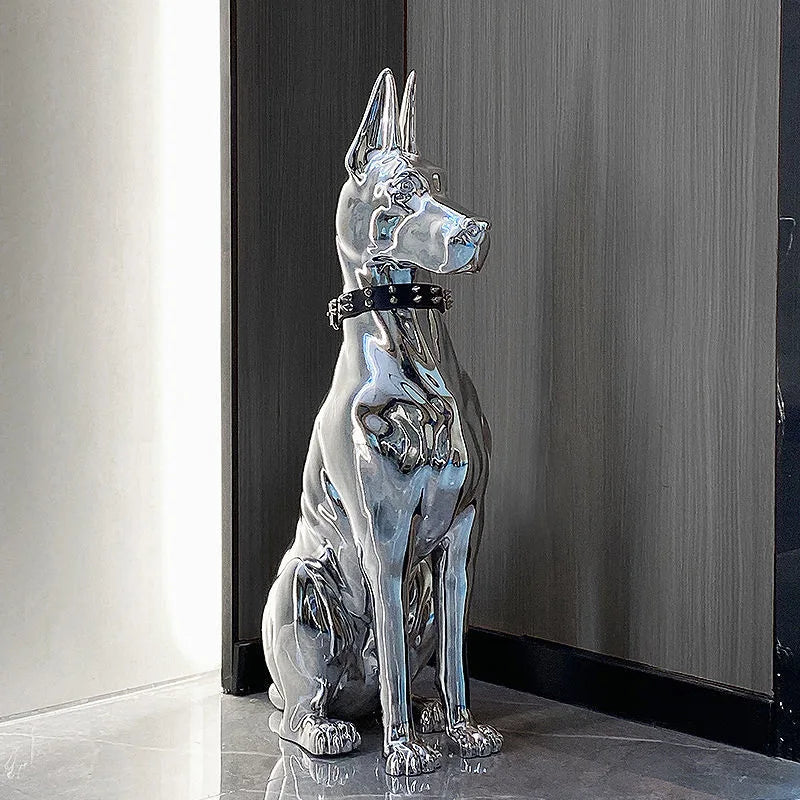 Sleek Pet Modern Table Decor Statue - Luxicro