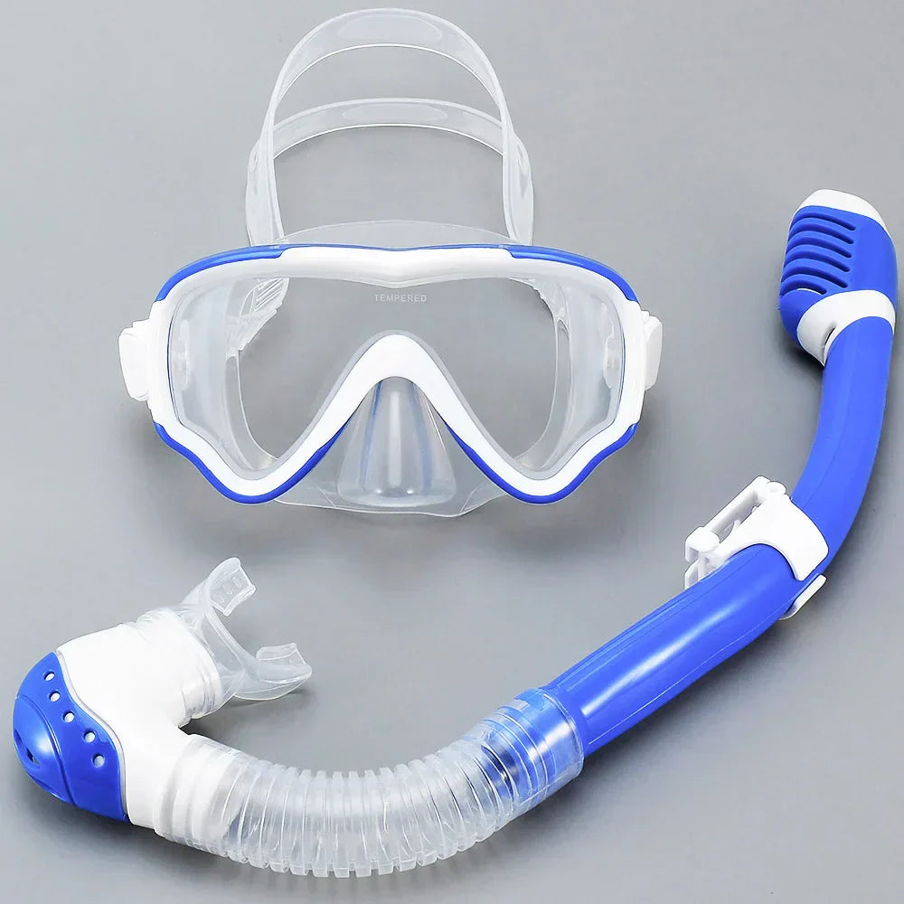 Junior Diving Mask Kit with Shatterproof Lens