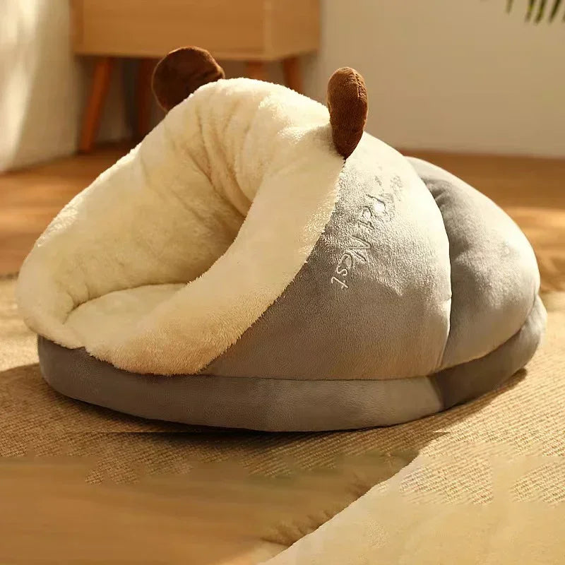 Cozy Fleece Dog Mattress | Portable Pet Warm Hut