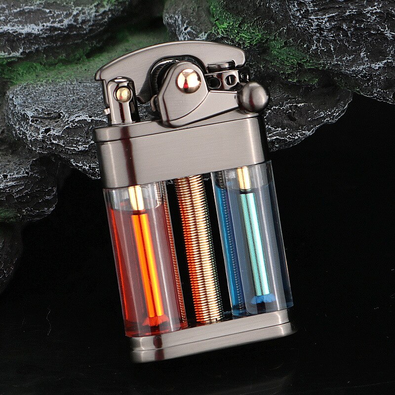 Slim Classic Silver Pocket Lighter