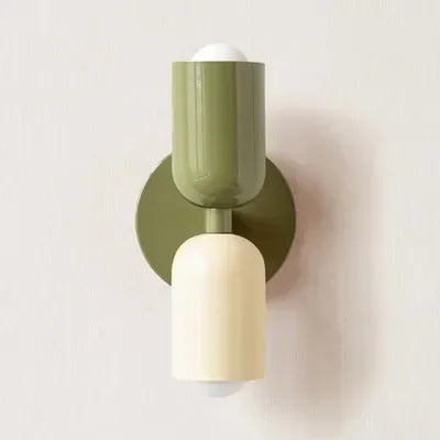 Classic White Dual Head LED Wall Lamp