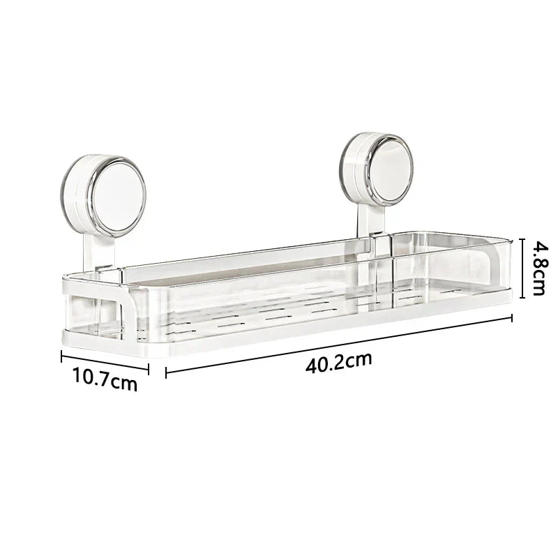 Sticky Mount Storage Shelf for Kitchen and Bath