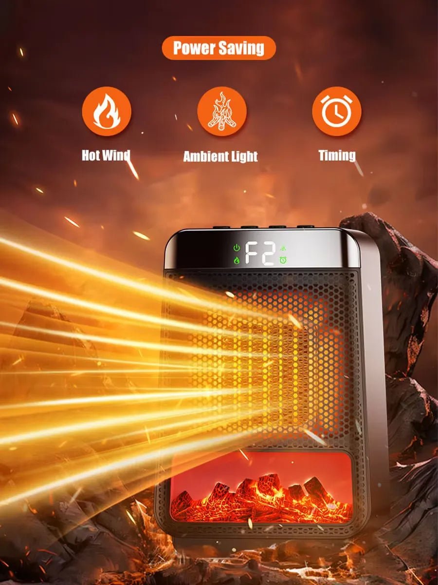 Powerful Electric Space Heater for Fast Warmth